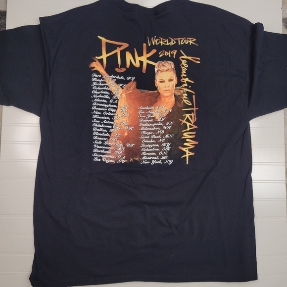 2019 Pink "Beautiful Trauma" World Tour Band T-shirt - Picture 5 of 5